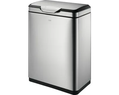Produktbild von abfallkorb Touch45 Liter Edelstahl matt silber