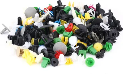 Zdjęcie produktu dla 1000 sztuk różnych plastikowych klipsów do paneli drzwi samochodu Zestaw nitów ustalających do zderzaków