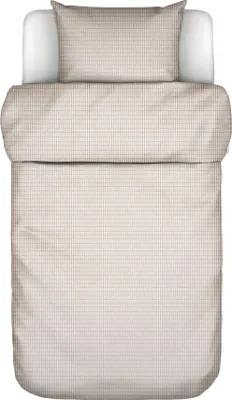 Produktbild von Marc O' Polo Satin-Bettwäsche-Garnitur  Loke Farbe Oatmeal Größe 135x200+80x80
