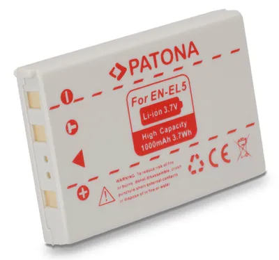 Immagine prodotto di Batteria Nikon EN-EL5 1000mAh agli ioni di litio