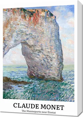 Image de Tableau 50 x 70 cm Design The Manneporte, Monet Vintage pour le salon