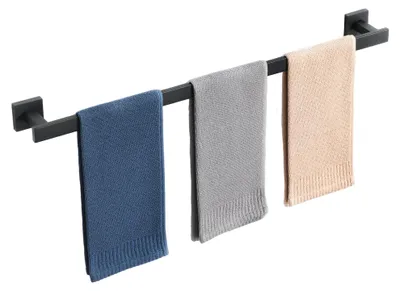 Imagen del producto de Soporte para toallas de pared, acero inoxidable SUS304, color - 80 cm