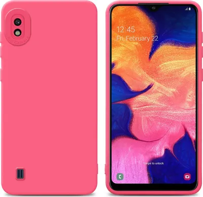 Immagine prodotto di Cadorabo cover per Samsung Galaxy A10 cover protettiva in silicone TPU rosso custodia per cellulare