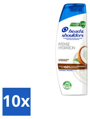 Produktbild von 10 x Head & Shoulders Anti-Schuppen Shampoo Intense Hydration mit Kokosöl 285 ml - Vorteilspackung - 10 Stücke