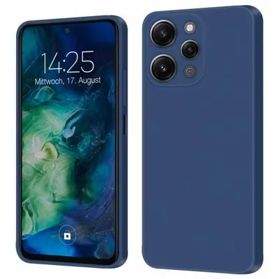 Produktbild von Liquid Silikon Hülle für Xiaomi - Farbe: Blau - Modellkompatibilität: Für Xiaomi Redmi 12