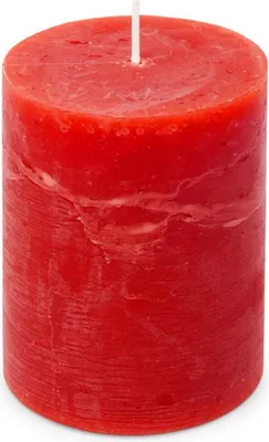Productafbeelding van Kaars rustiek 80/110 mm rood Spaas