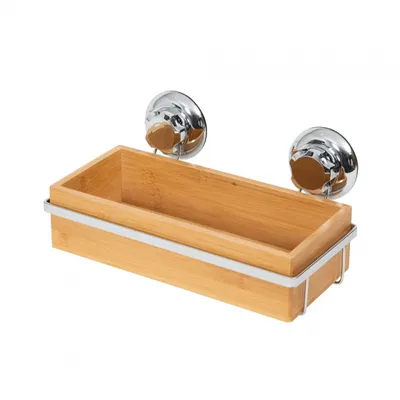 Produktbild von wandbrett mit Saugnapf Bambus