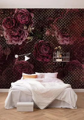 Immagine prodotto di Carta da parati in tessuto non tessuto Komar "Rouge Intense" - Dimensioni: 350 x 280 cm (larghezza x altezza) - 7 pannelli