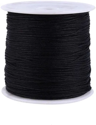 Productafbeelding van Nylon macramékord, 100 meter x 0,8 mm - Rattail-draad - Geschikt voor sieraden maken