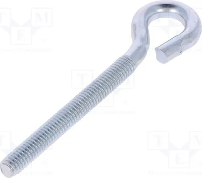 Immagine prodotto di 10 viti a bullone con anello, 80 mm, modello HO.6.80, zincate