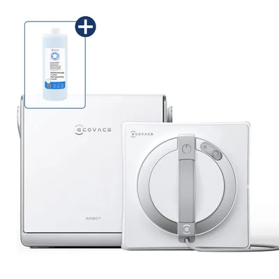 Produktbild von ECOVACS WINBOT W2 PRO Omni Fensterputzroboter mit 6-in-1 Multifunktionsstation mit 1L Original Fensterreinigungsflüssigkeit