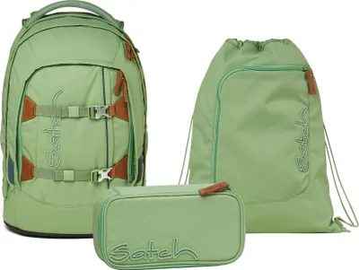Produktbild von Satch Pack Nordic Jade Green Schulrucksack Set 3tlg.