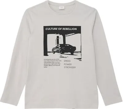 Produktbild von S. Oliver T-Shirt GREY/BLACK M