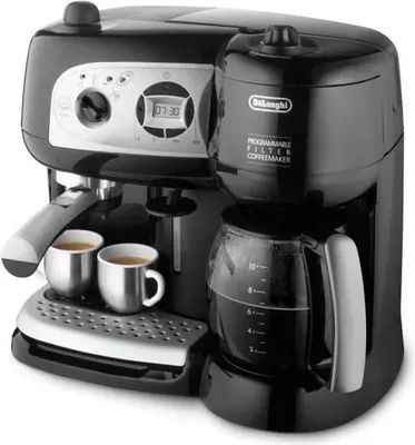 Obrázek produktu pro Kombinovaný espresso kávovar, DELONGHI BCO 264.1, 1750 W, 15 barů, černý, mletá káva nebo ESE pody
