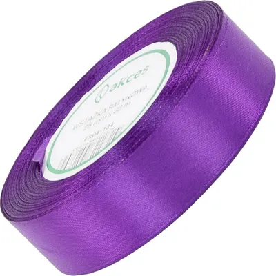 Zdjęcie produktu dla Wstążka satynowa fioletowa 25mm - 32mb