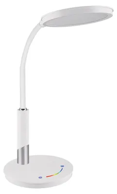 Immagine prodotto di Lampada da scrivania a LED, modello 9-W, con luce regolabile e interruttore a sensore touch, colore bianco, SAMUEL Ideus, codice prodotto 04173
