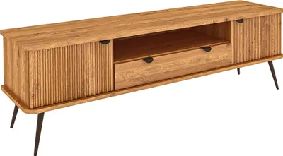Produktbild von Lowboard 180 cm breit in Eiche massiv geölt, KABALA-165