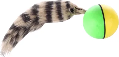 Produktbild von Weazel-Ball Wiesel-Design Spielzeug mit Motor für Kinder & Haustiere, ca. 8 cm