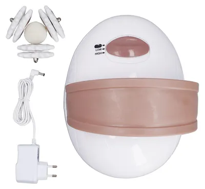 Immagine prodotto di Massaggiatore elettrico 3D rotante per il tessuto profondo, ideale per dimagrire, massaggiatore per il corpo, dispositivo portatile anticellulite per il viso, 100-240 V, spina UE
