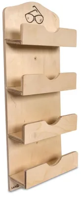 Produktbild von LaJa26 Sauna Brillenregal für 4 Brillen