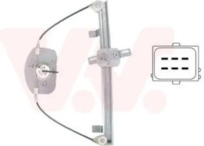 Produktbild von VAN WEZEL 3750267 Elektrischer Fensterheber Vorne Links für OPEL Corsa D Schrägheck (S07) Corsa D Kastenwagen (S07)
