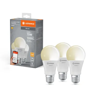 Produktbild von LEDVANCE AC42224, 9,5 W, 75 W, E27, 1055 lm, 20000 h, Warmweiß