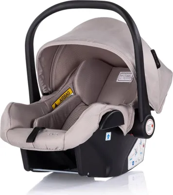 Image de Chipolino Siège bébé i-Size Aura (40-85cm) groupe 0+, poignée réglable, ceinture marron clair