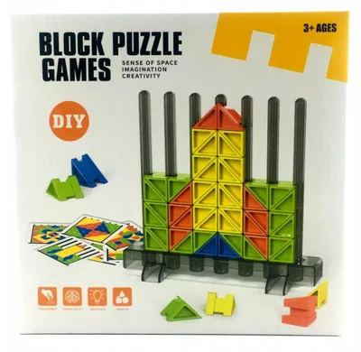 Produktbild von Dromader 3D Logik-Puzzle Spiel mit Bausteinen
