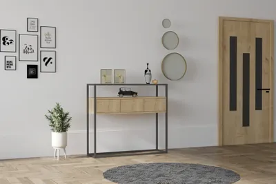 Produktbild von Skye Decor, Guarda - Sapphire, Konsole, Saphir, 100 % MELAMINBESCHICHTETE SPANPLATTEN, 90 x 34 x 70 cm