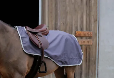 Image de Equithème Tyrex 1200D Couvre-reins recyclé avec doublure polaire