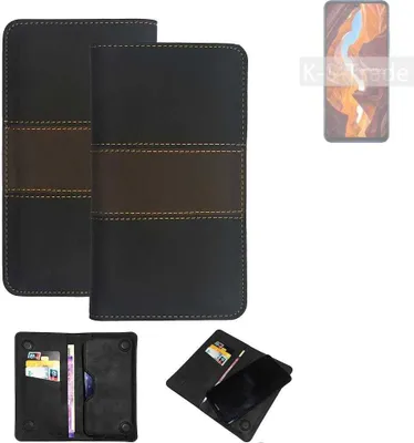 Produktbild von K-S-Trade Hülle Handyhülle kompatibel mit Wiko 10 Schutzhülle Walletcase Bookstyle Tasche Schutz Case Handytasche Wallet Cover Kunstleder Snapcase