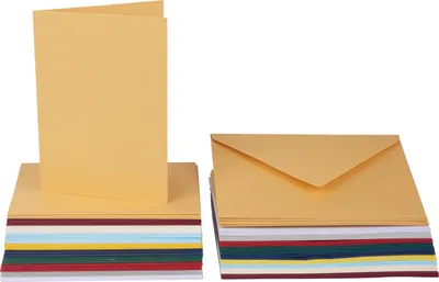 Produktbild von VBS XXL Doppelkarten mit Umschlägen "X-Mas", DIN A6, 40 Stück