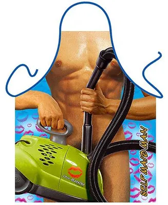 Imagen del producto de Delantal. El hombre con la aspiradora