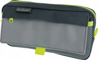 Produktbild von herlitz Faulenzer mit 2 Außentaschen grey/neon