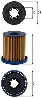 Produktbild von Ölfilter KNECHT OX 1350