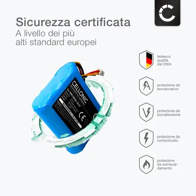 Immagine prodotto di CELLONIC 1x Batteria per Altoparlante Compatibile con DOCKIN D Fine, D Fine 2, D Fine 2 Plus – (2600mAh , 11.1V)