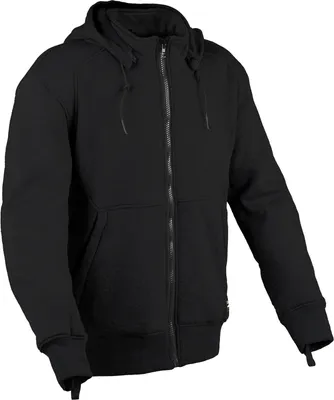 Produktbild von DIFI Soho Kinder Motorrad Zip Hoodie, schwarz, 152