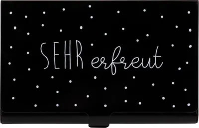 Produktbild von Visitenkartenetui "Sehr erfreut"