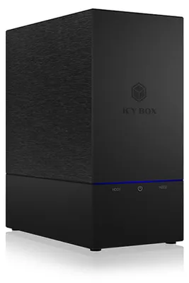 Zdjęcie produktu dla ICY BOX IB-RD3621-C31, 0 TB, 498 g, Desktop, Czarny