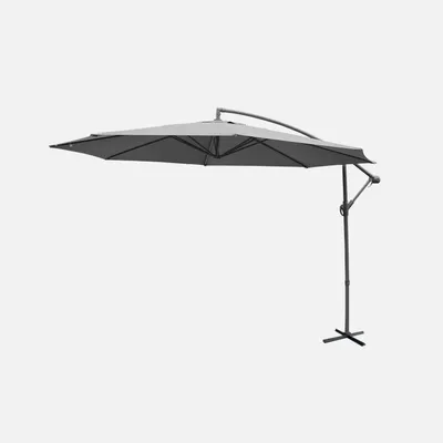 Produktbild von sweeek - Runder Ampelschirm Ø350cm - Grau