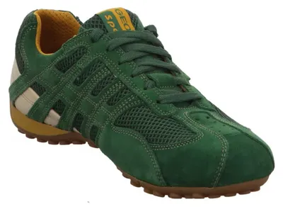 Zdjęcie produktu dla Geox SNAKE ORIGINAL A Buty męskie - Trampki - Buty półotwarte zielone NOWOŚĆ