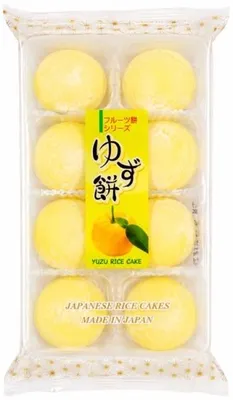 Produktbild von Mochi Yuzu - 200g - Zitrusfüllung - Glutenfrei - Japanische Süßigkeiten