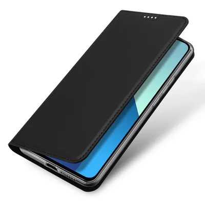 Produktbild von Dux Ducis Skin Pro Case Mit Klappe Und Kartenfach Für Xiaomi Redmi Note 13 4G - Schwarz