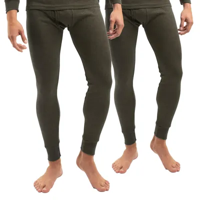Produktbild von 2er Pack Herren Ski-Thermo Unterhose - Olive L