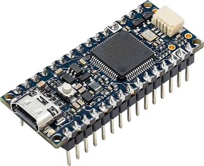 Produktbild von Arduino Nano R4 with headers, 48 MHz, Renesas RA4M1, 0,032 MB, 0,256 MB, 8 KB, Arduino