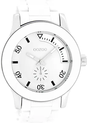 Obrázek produktu pro Oozoo náramkové hodinky z bílého plastu dámské analogové quartzové hodinky UOC4255A