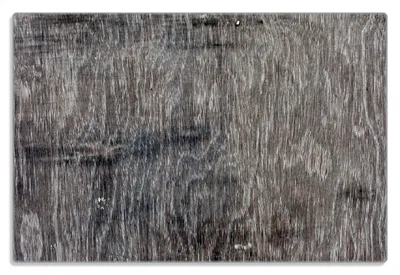 Produktbild von Wallario Frühstücksbrettchen aus Glas 20 x 30 cm mit rutschfesten Füßen, Motiv Holzmuster in grau, braun und schwarz