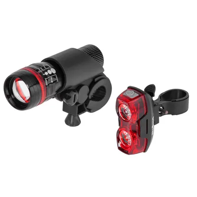 Produktbild von Rebel Fahrradlicht-Set, batteriebetrieben, Vorder- und Rücklicht, URZ0910