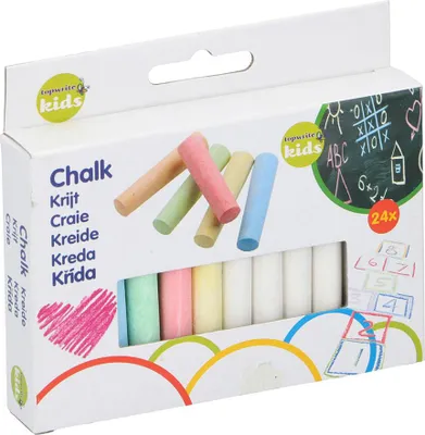 Zdjęcie produktu dla Zestaw kredy 8 X 1 X 1 cm 24 elementy Topwrite Kids