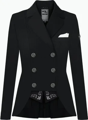Image de Jupe courte de dressage femme Fairplay Fleur Summer black FS/23, taille:38